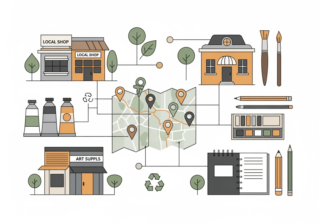 Local Sourcing: Building a Sustainable Art Supply Network